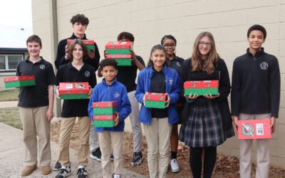 TCS Middle Schoolers Embody the Spirit of Christmas