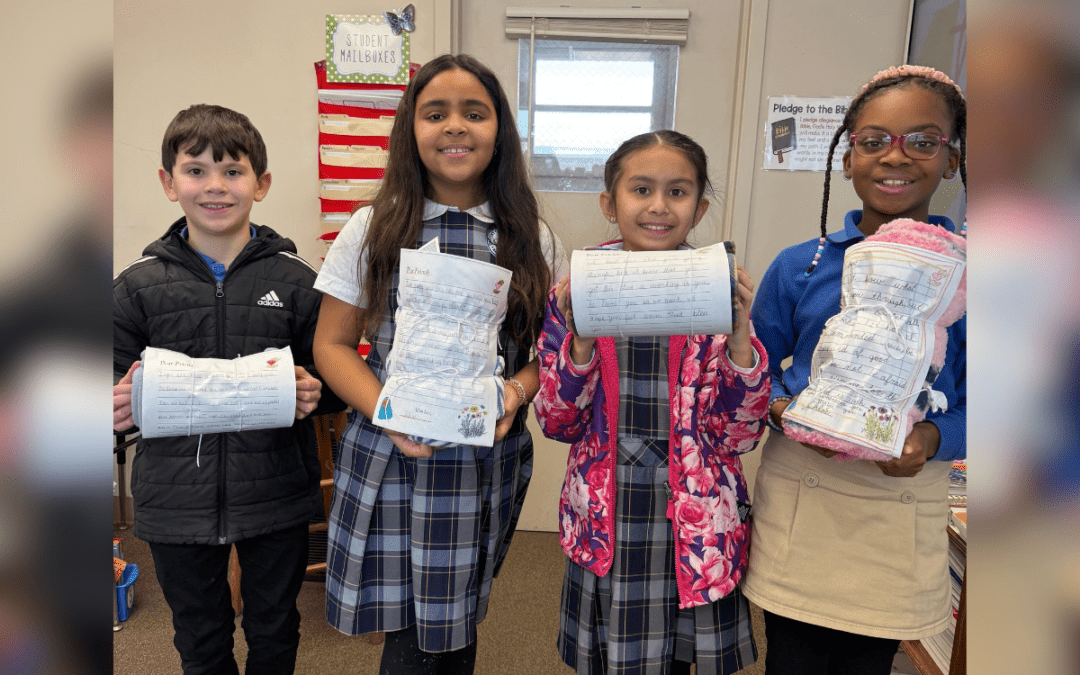 TCS Elementary Students Share Warmth Through Blankets of Hope
