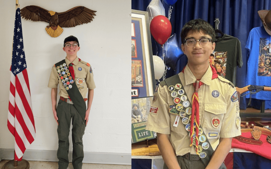 Two Timothy Graduates Earn the Prestigious Rank of Eagle Scout